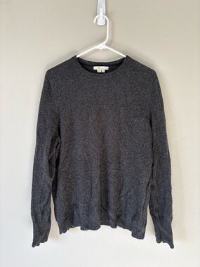 Boden Cashmere Charcoal Crewneck Sweater